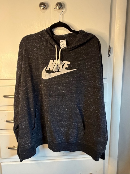 Nike Tops - Nike Womens 3X Dark Heather Gray Pullover - Nike Logo